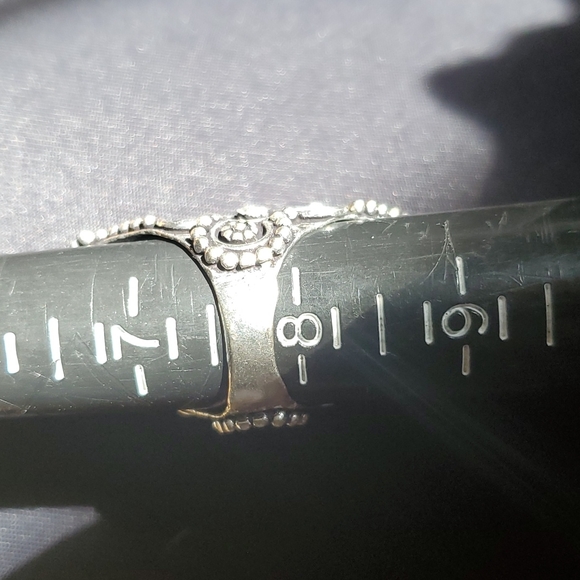 New Rose Quartz & Larimar 925 Silver Statement Ring. - Picture 15 of 15